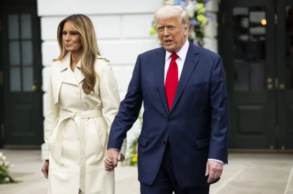 Трамп сообщил, что перед сном называет свою супругу Меланию первой леди