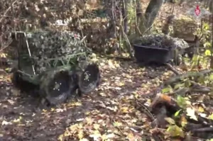 Появились-кадры-применения-роботов-при-доставке-грузов-бойцами-ВС-России